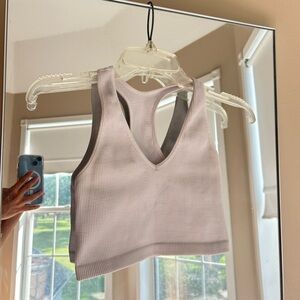 Free People Movement Free Throw Crop Tank, Size XS/S, White